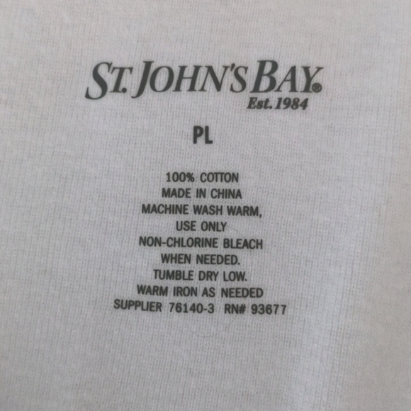 Ladies White Tee - Picture 3 of 6